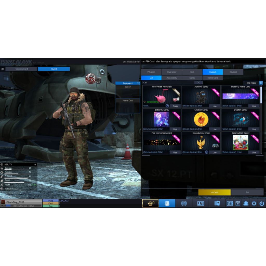 CHAR POINTBLANK / CHAR PB - B1 |POINTBLANK |