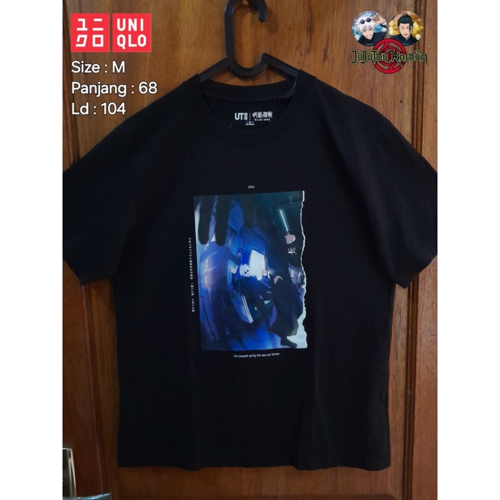 Kaos Tshirt Uniqlo UT x Jujutsu Kaisen Vol.2 [NET]    preloved/second/vintage