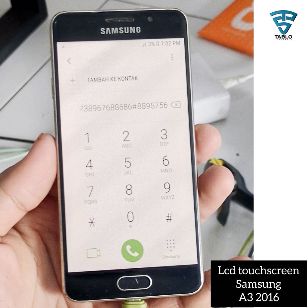 Lcd touchscreenLcd touchscreen Samsung a3 2016 original copotan hp