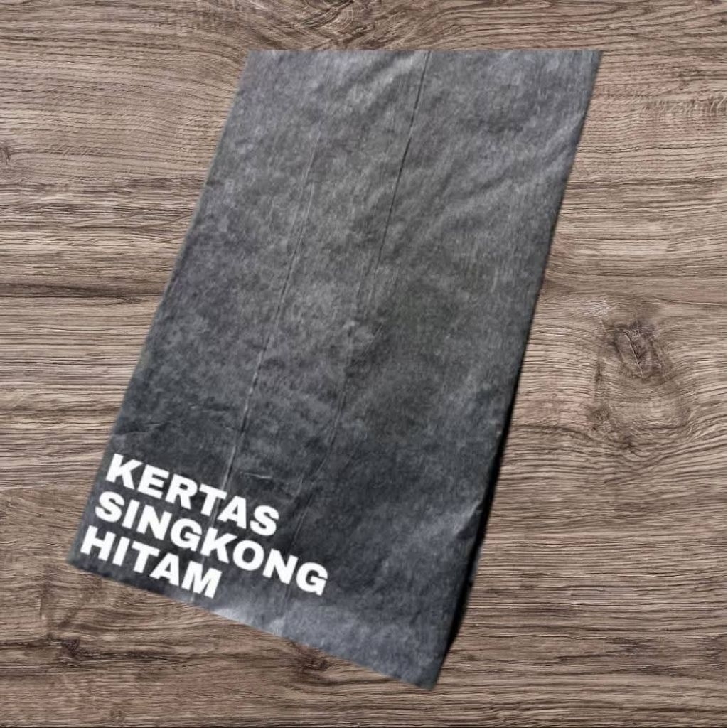 kertas telo hitam lembaran kertas sumbu hiyam ++