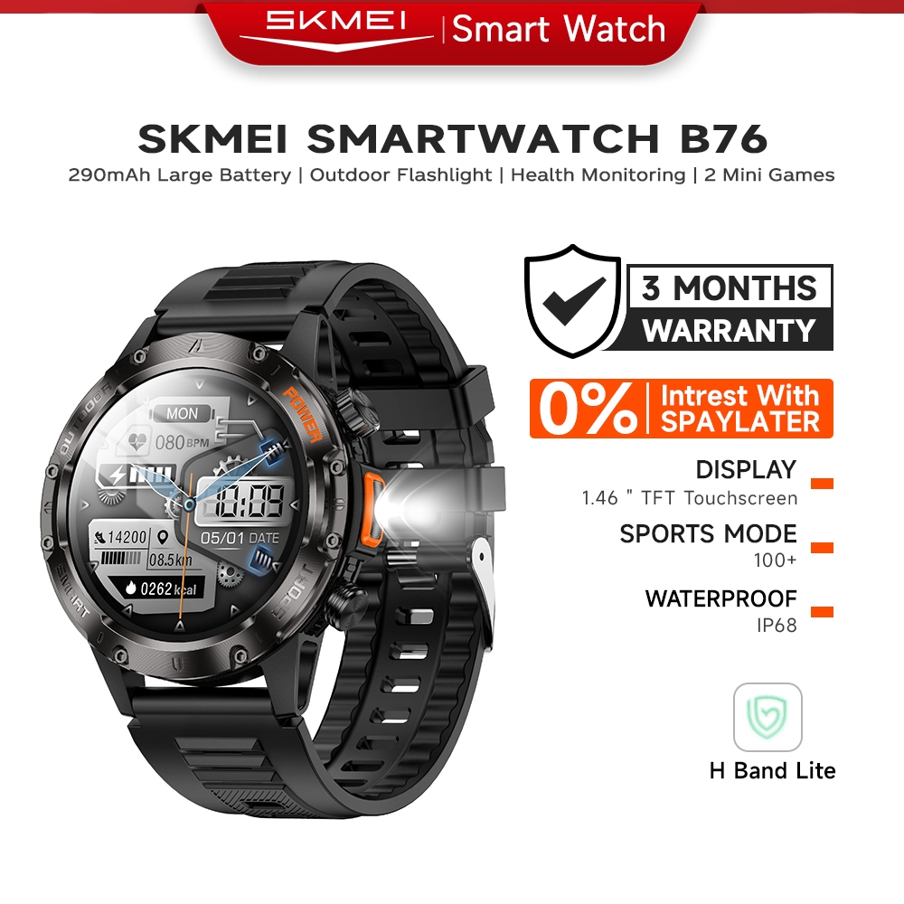 Bozlun Smartwatch B76 Jam Tangan Pintar 1.46" TFT Layar Smartwatch Pria olahraga watch 290mAh Batter