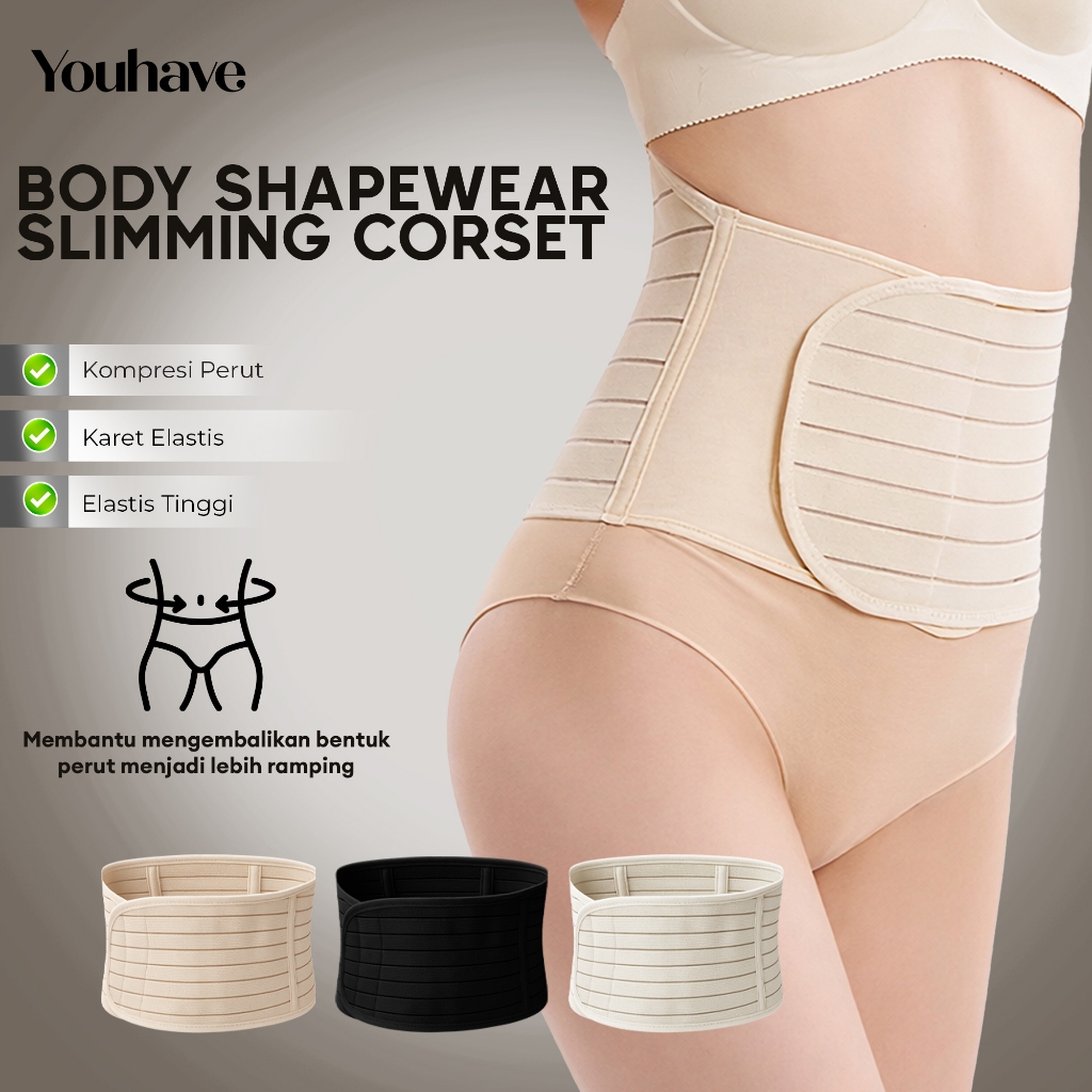 Terbaru YOUHAVE Korset Pinggang Korset Pelangsing Punggung Shapewear Corset Pria Wanita Kesehatan