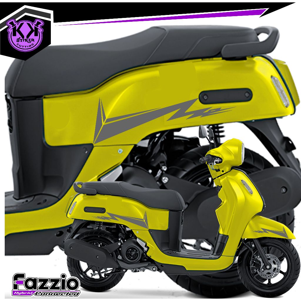SC.625/STRIPING CUTTING FAZZIO/STICKER LIS BODY UNIK YAMAHA FAZZIO/VARIASI BODY YAMAHA FAZZIO SIMPEL