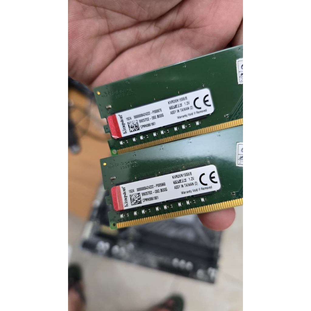 KINGSTON DDR4 8GB 2666MHz Second Korban Upgrade