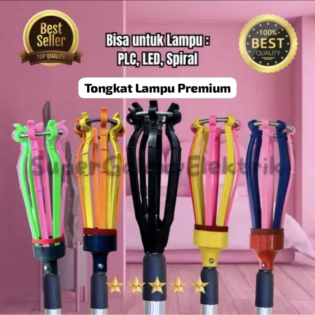 Tongkat Lampu Standar / Stik Lampu / Tongkat LED SATU SET