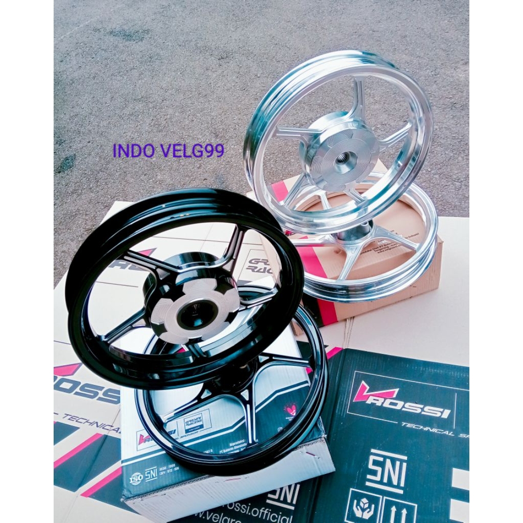 VELG PELAK RACING V ROSSI PRIME PALANG 5 RING 14 BEAT KARBU BEAT FI SCOOPY KARBU SCOOPY FI VARIO 125