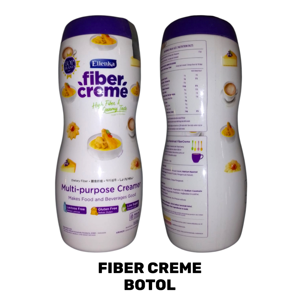 Ellenka Fiber Creme 168 gr / Ellenka Fiber Creme Botol 168 gram