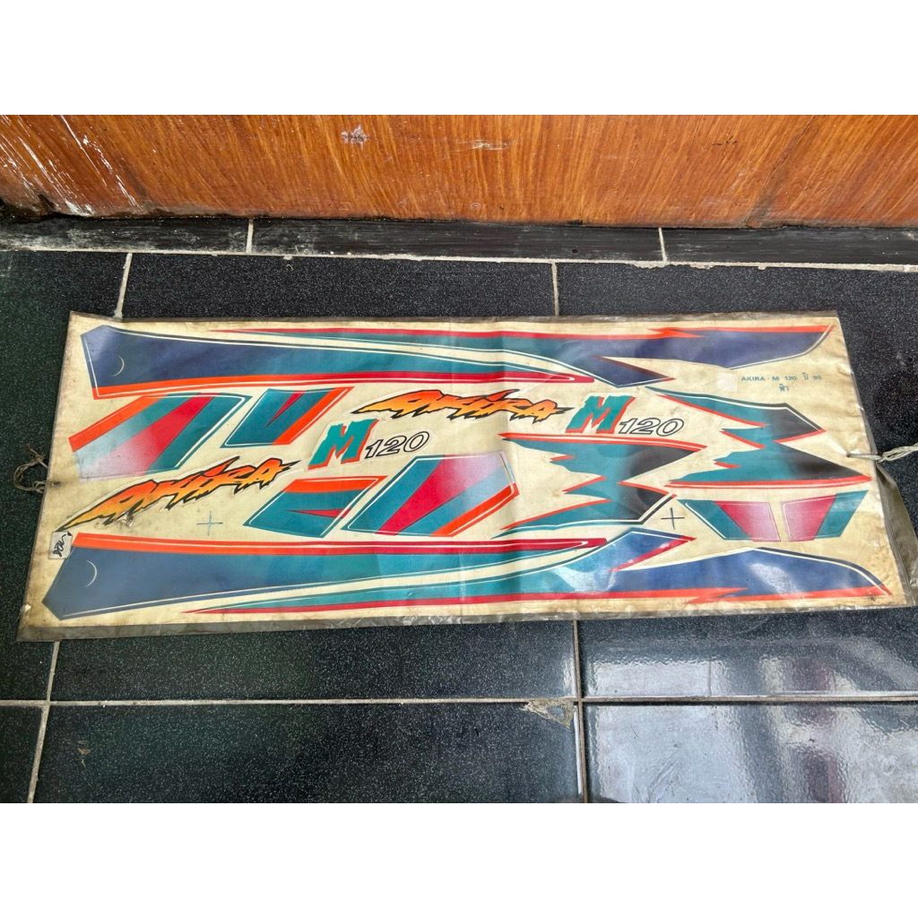 Striping Sticker Suzuki AKIRA STINGER M120 Ori Thailand