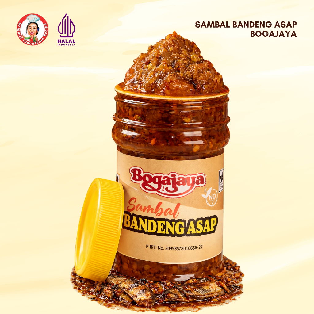 Bogajaya Sambal Bandeng Asap Asli Pedas Gurih Sambal Praktis Tahan Lama Tanpa Pengawet