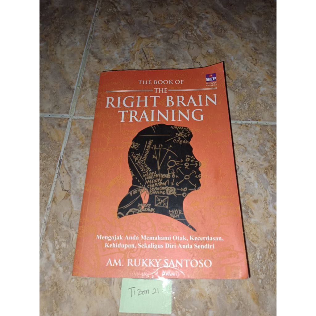 Buku The book of the Right brain training - AM Rukky Santoso