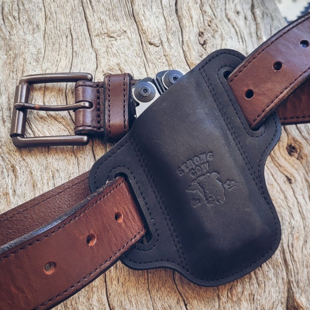 Leather Holster for Leatherman Surge, Black Edition
