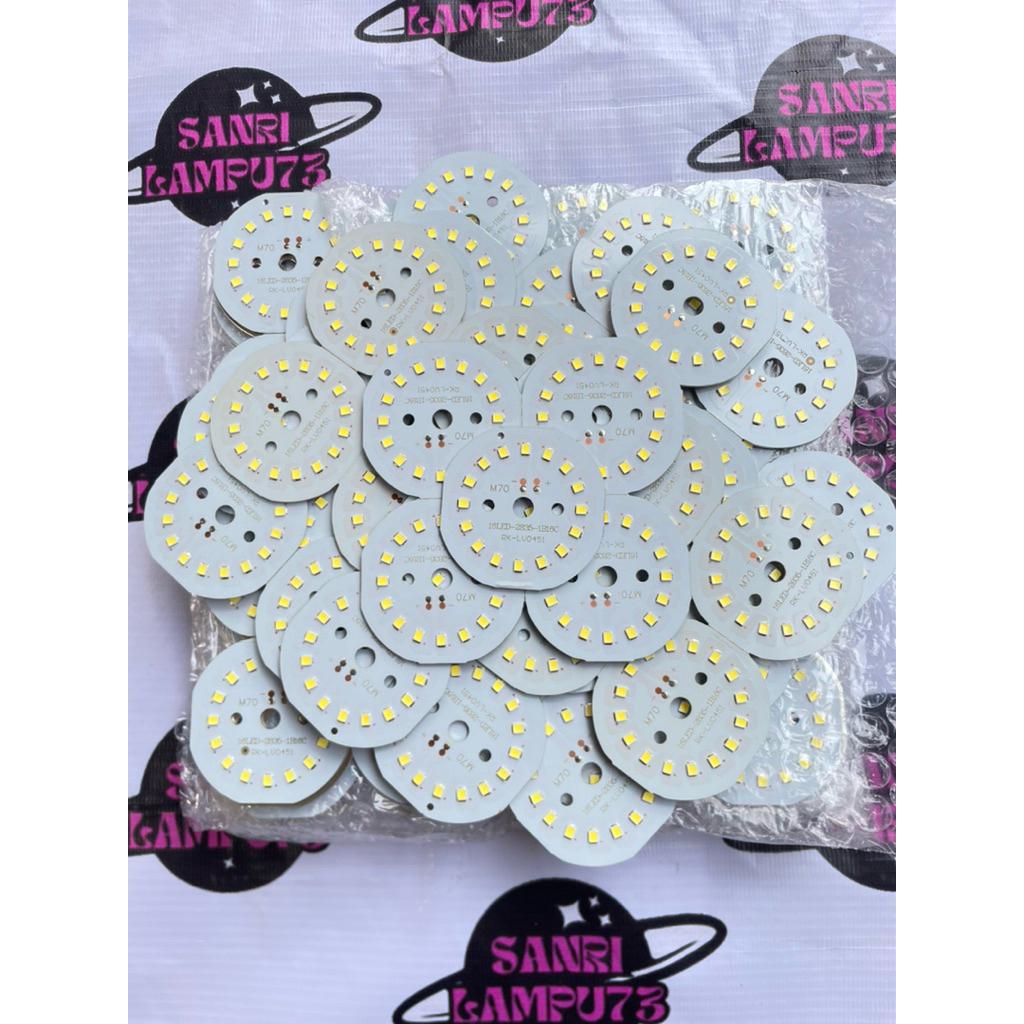 PCB LED DC ON TANPA DRIVER 15WAT