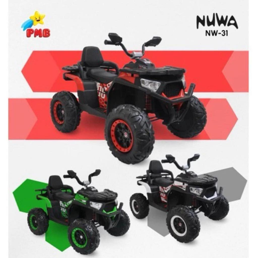 [ BONUS BUKU ] MOTOR ATV ANAK PAKAI AKI MOBIL AKI NUWA NW-31 MAINAN ANAK ATV AKI 12V PMB ATV NUWA NW