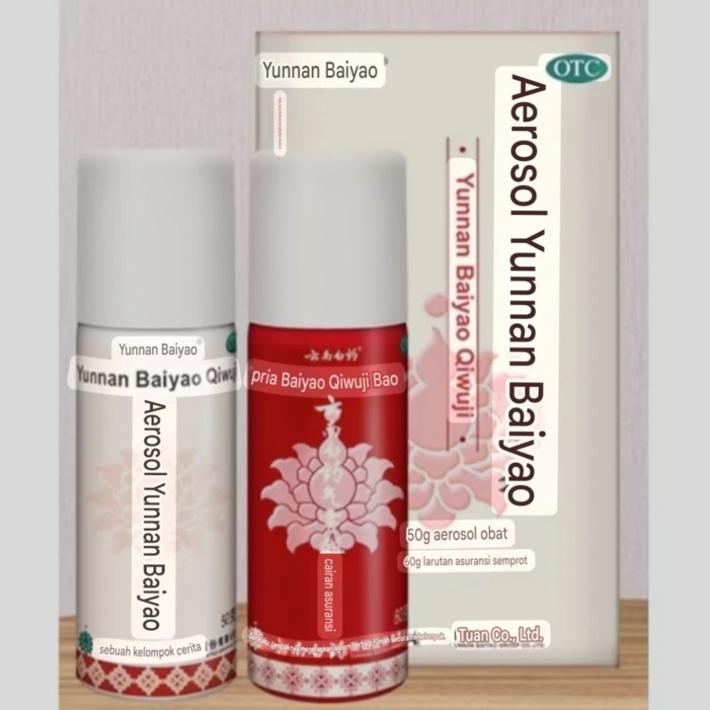 Yunnan Baiyao Aerosol Yunnan Baiyao Qiwuji (Semprotan Aerosol)