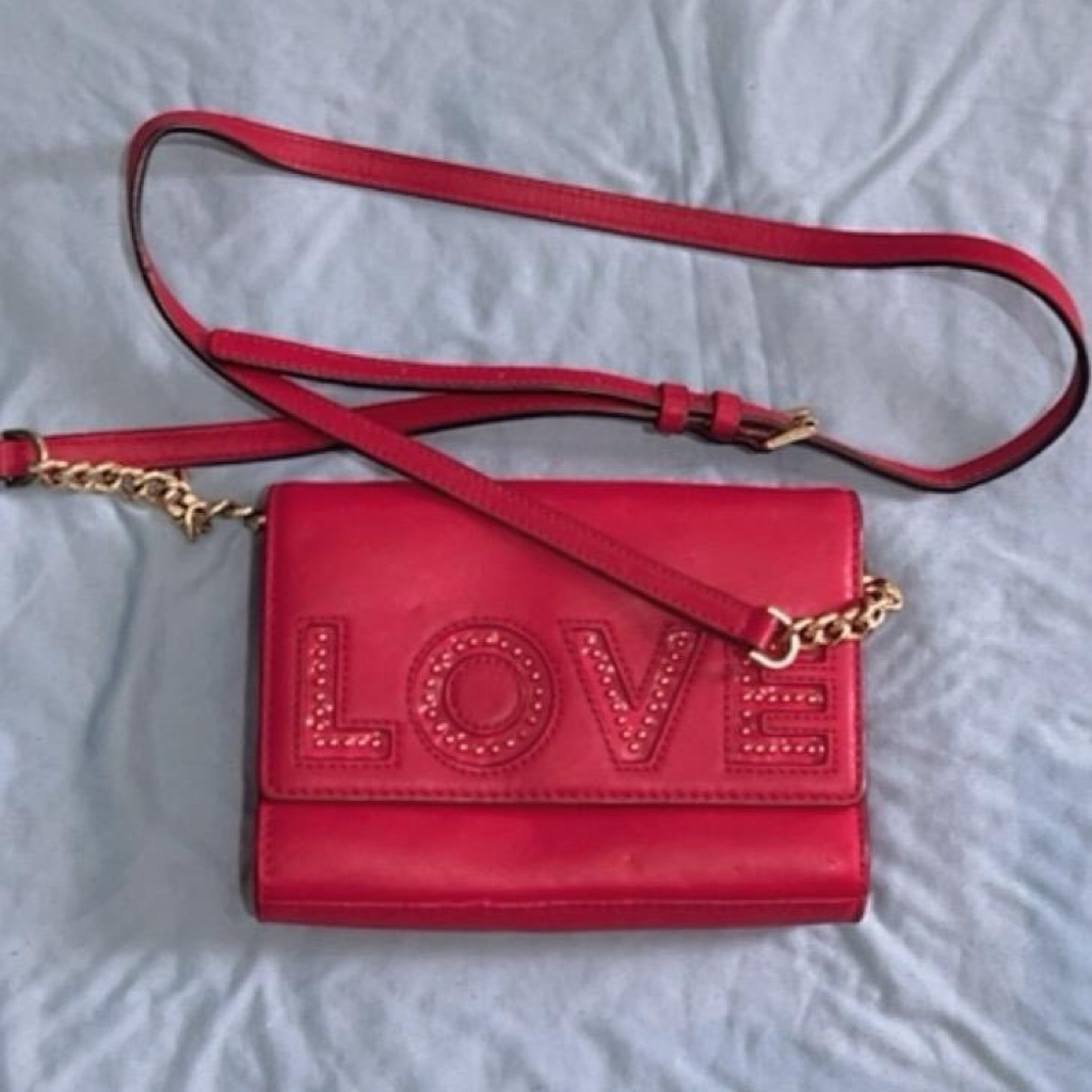 tas mk pink fusia cantik