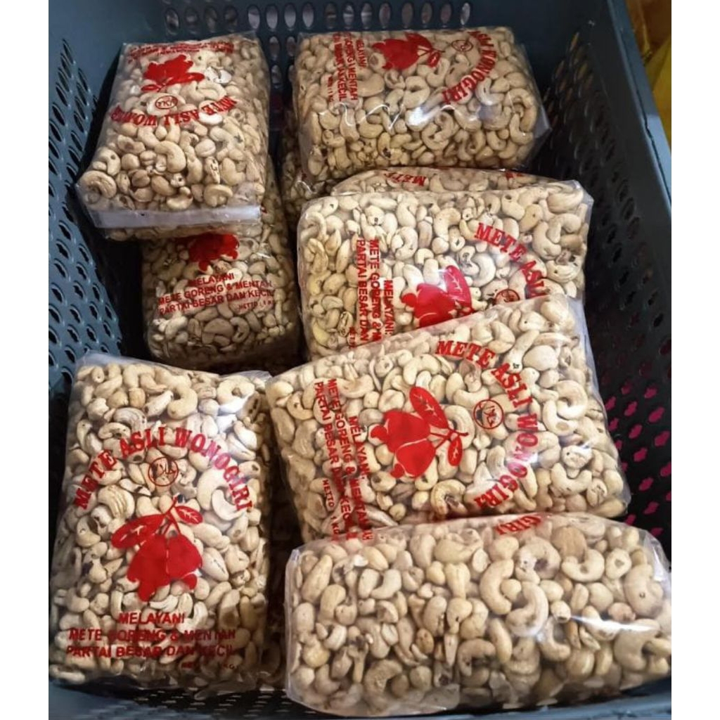 Kacang Mete Mentah Kemasan 1Kg/Kacang Mete