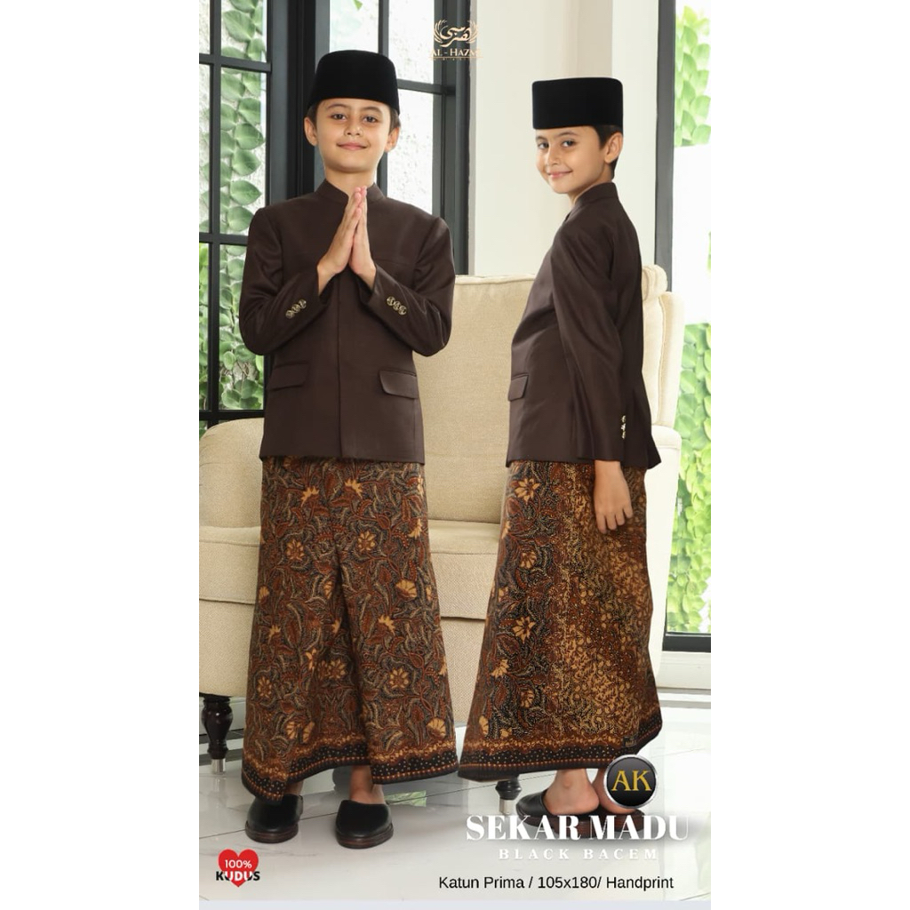 Sarung Batik AlHazmi Seri Anak Klasik Motif “Sekar Madu”