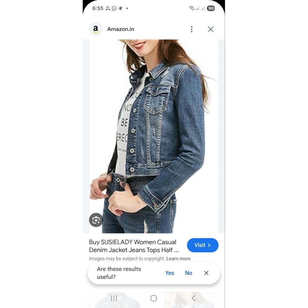 Preloved Levi's jeans trucker jacket