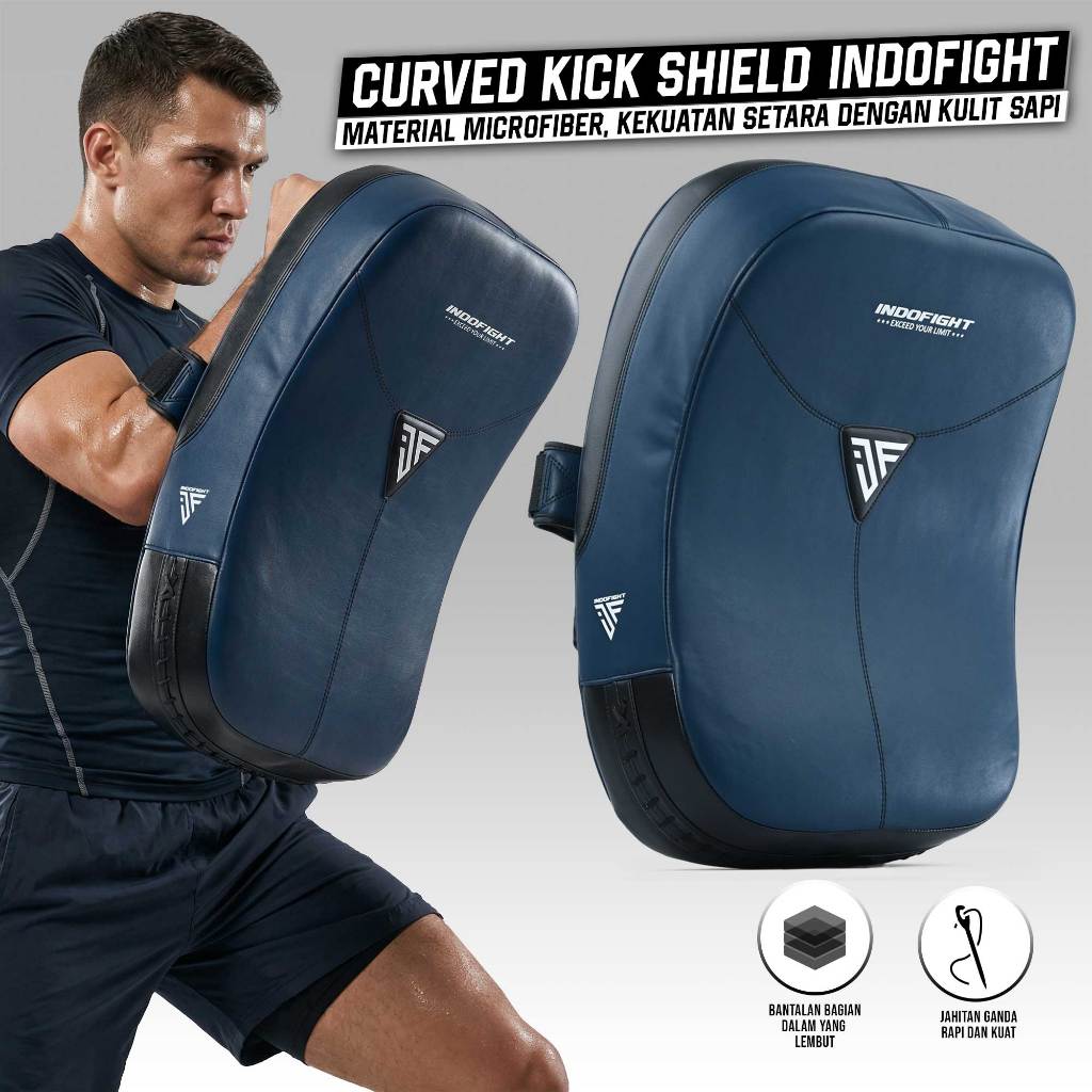Curved Kick Shield Indofight Pads Curved Muay Thai Pad KickShield Muay Thai Training Kick Pad Muay T