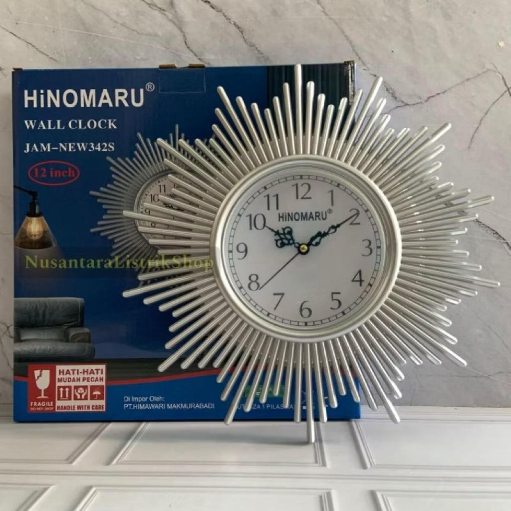 Jam dinding estetik Hinomaru