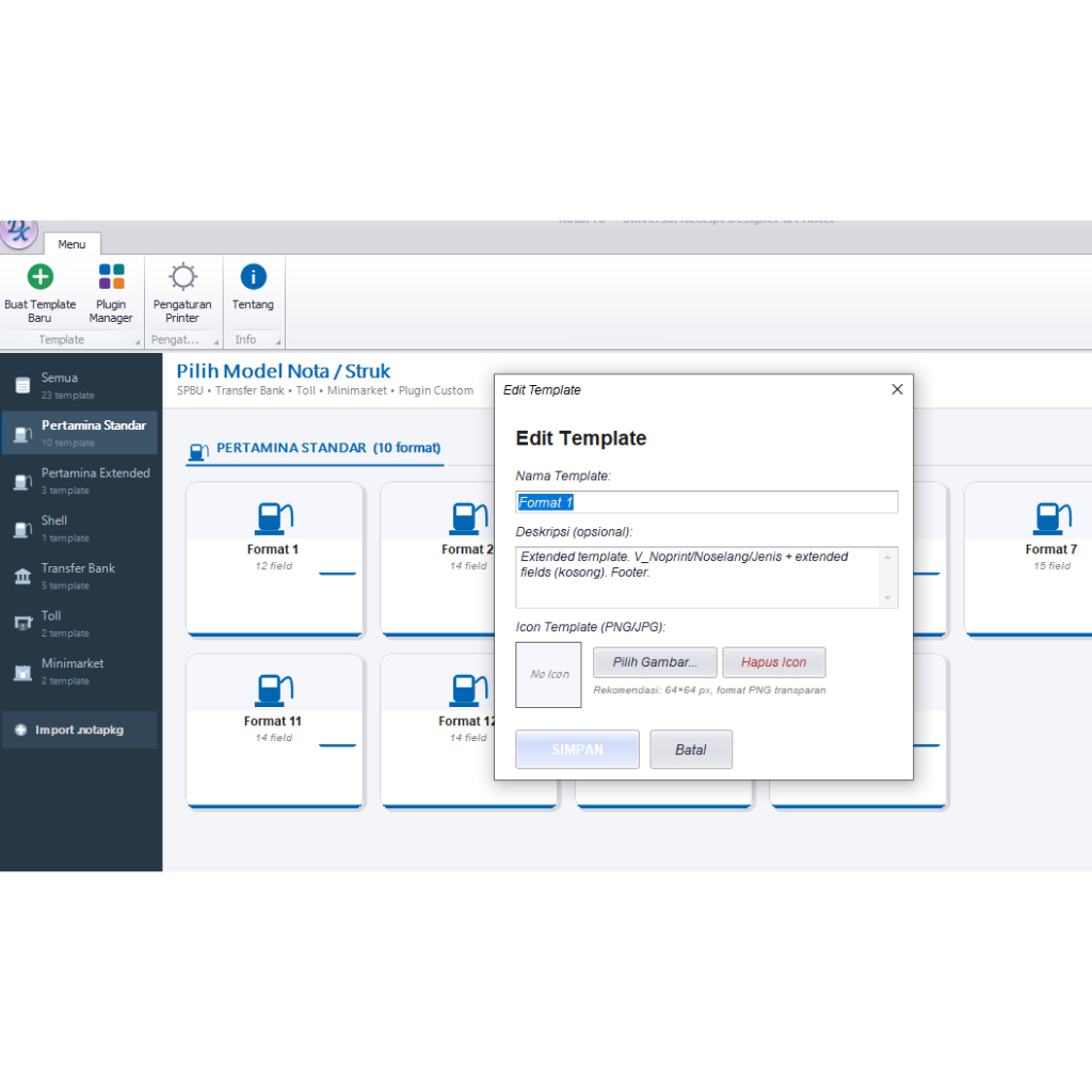 NotaPro v3.2 — Software Universal Cetak Struk & Nota