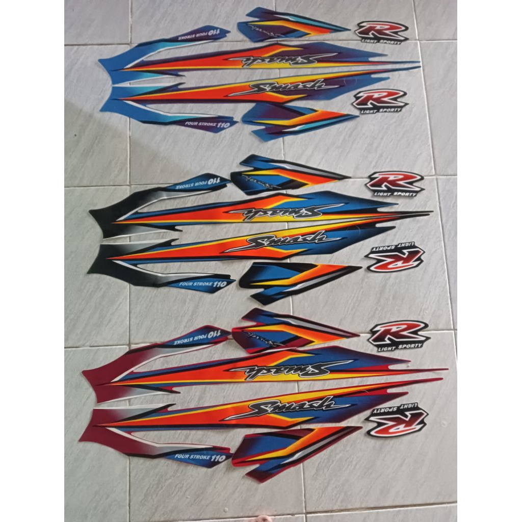 Striping Motor Smash R 2003