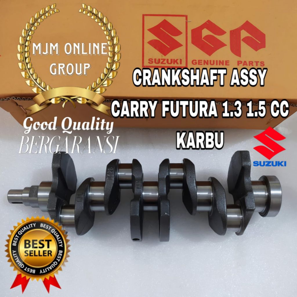 Crankshaft Assy Kruk As Carry Futura 1.3 1300cc Karbu Original