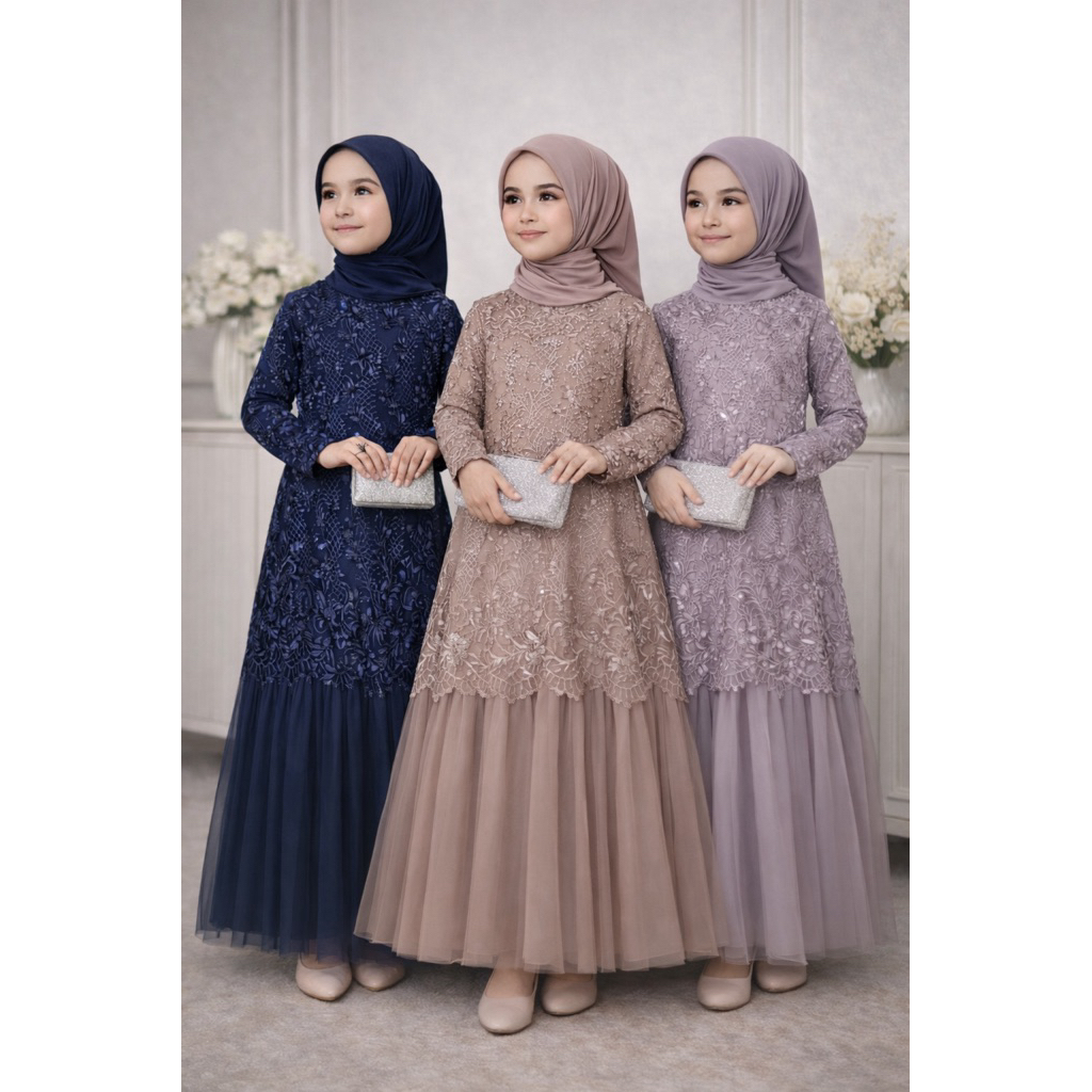 GAMIS TUTU ANAK KEBAYA TILLE GAMIS TULLE KEBAYA ANAK GAMIS ANAK