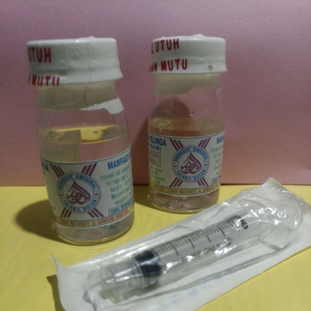 Obat Telinga / Telinga Budeg / Telinga Banyak Kotoran / Herbal Gurah Telinga / Gurah Mandiri + Pipet