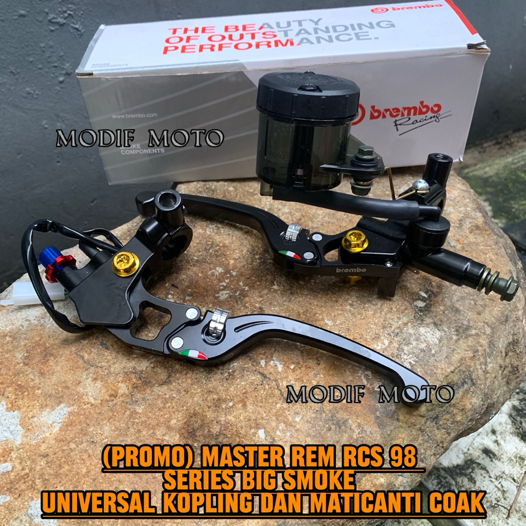 murah cod master rem brembo rcs98 sepasang tabung big smoke cnc universal