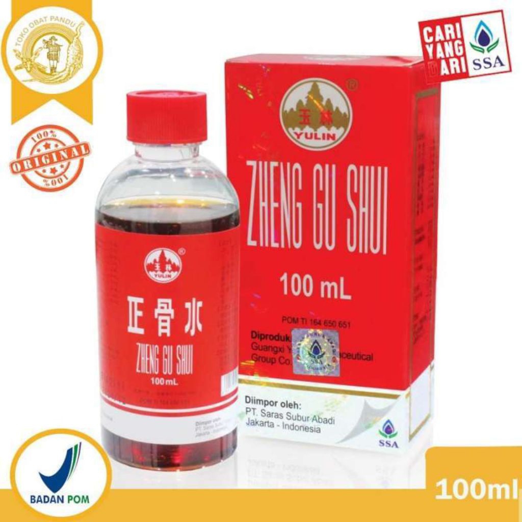 ZHENG GU SHUI @100 ML REFILL / MINYAK GOSOK ZHENG GU SHUI REFILL @100 ML - Obat gosok keseleo, bengk