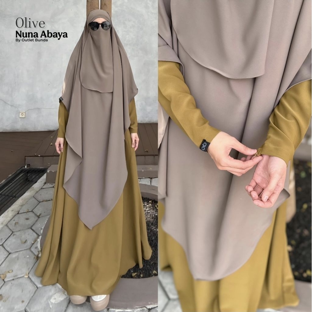 Nuna Abaya - Outlet Bunda | Gamis Murah Adem syari Umroh Haji