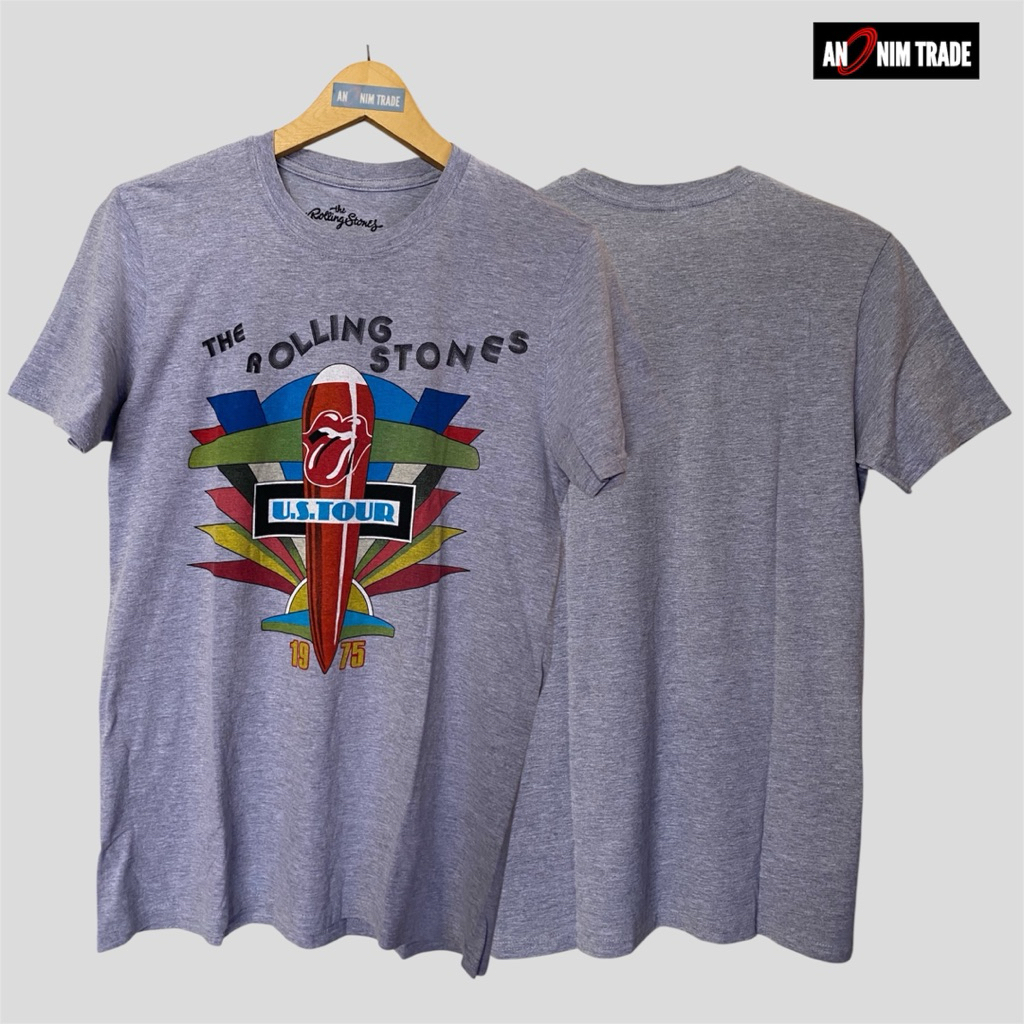 Kaos Band Rolling Stones - Retro US Tour 1975 Original