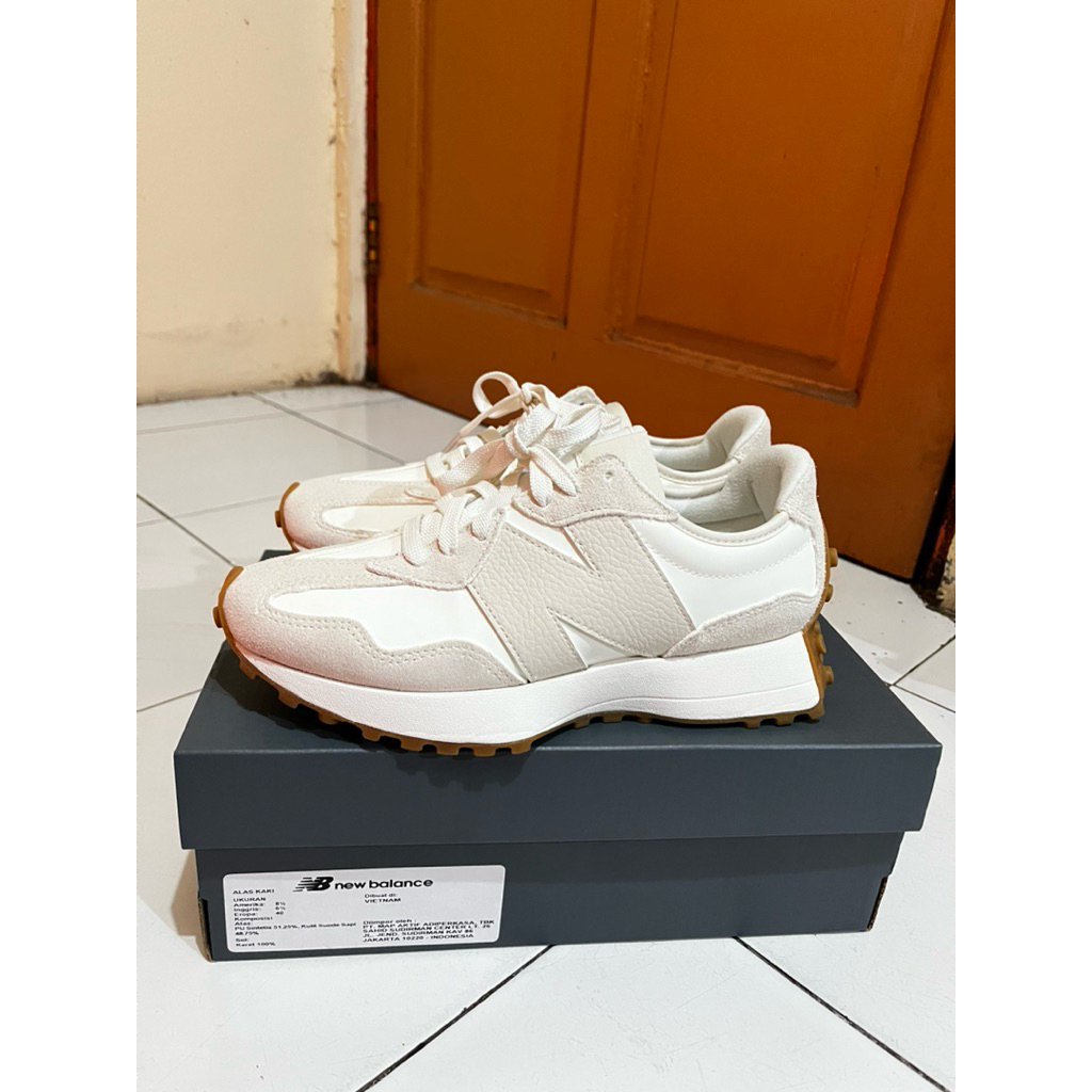 new balance 327 timberwolf white beige