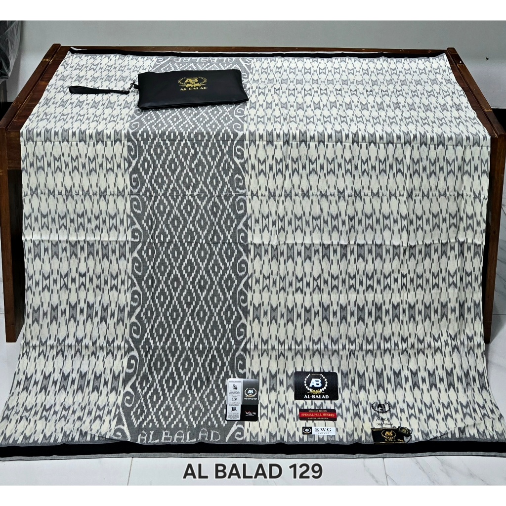 SARUNG AL BALAD/ALBALAD/AL -BALAD KAWUNG/KWG BAHAN MESRES JAHIT TENGAH (DOMPET)