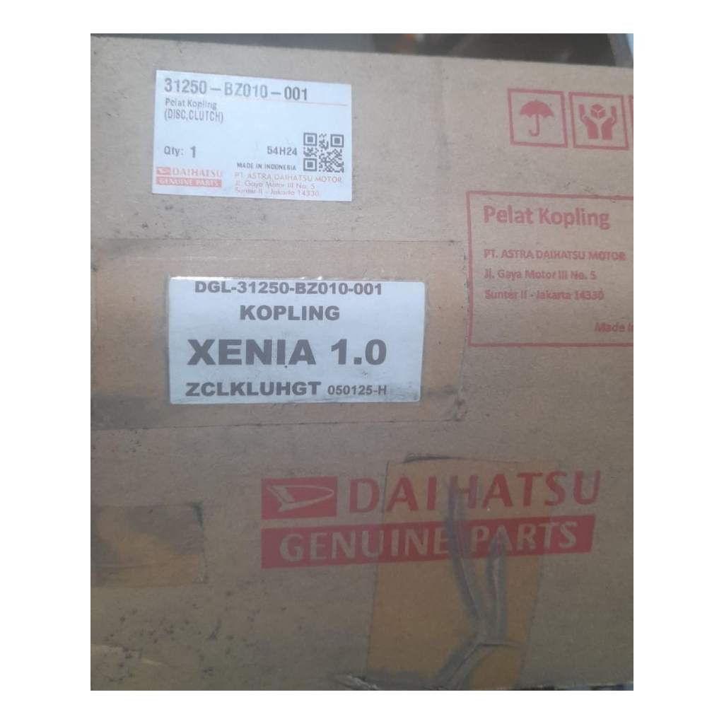 KAMPAS KOPLING ORI XENIA 1.0 04-11 (31250-BZ010-001)