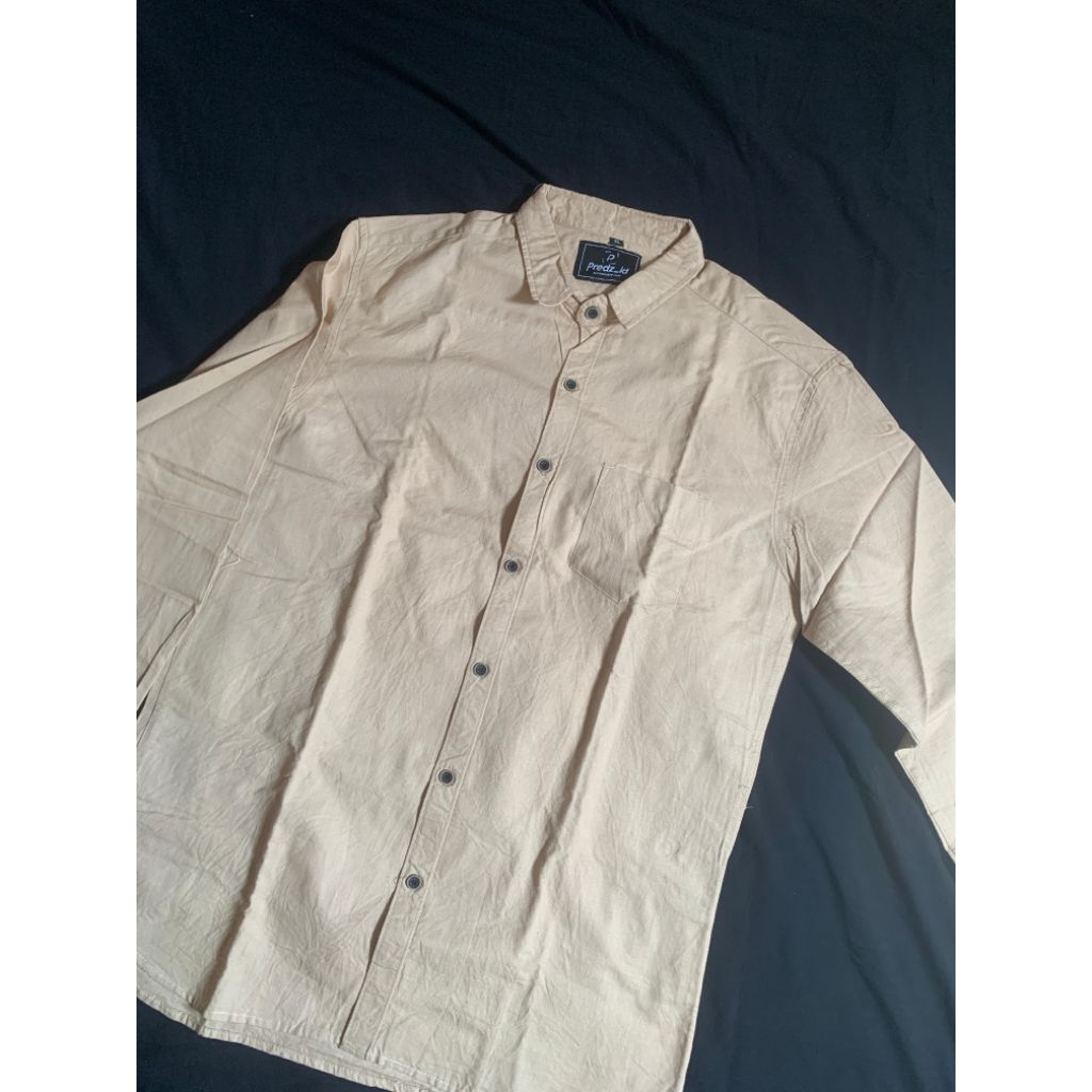 KEMEJA PRIA LENGAN PANJANG LINEN