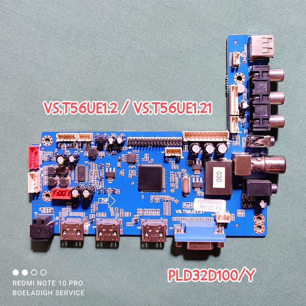 MB Mainboard TV LED Polytron PLD32D100/Y PLD32D100Y VS.T56UE1.21 VS.T56UE1.2