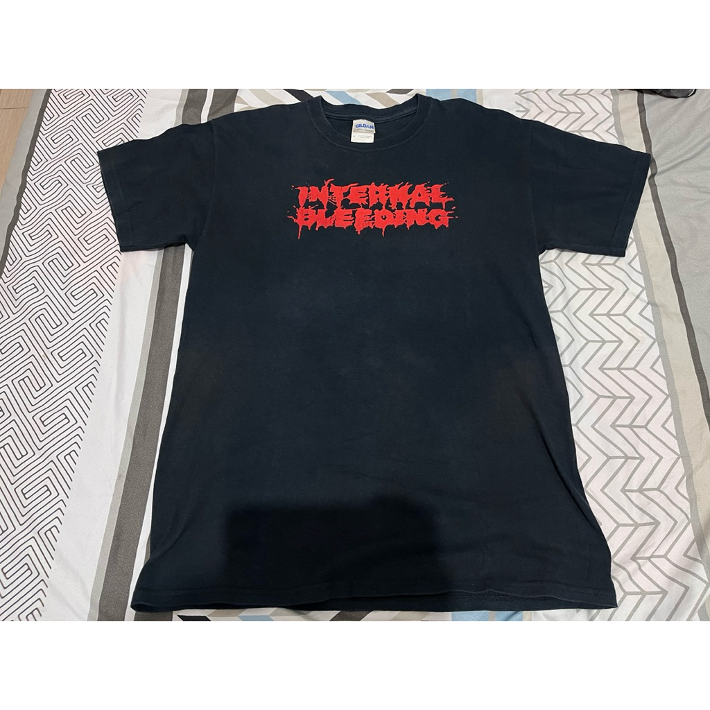 Kaos Band Katun Internal Bleeding Europe US Tour 2012 - Tshirt Official M