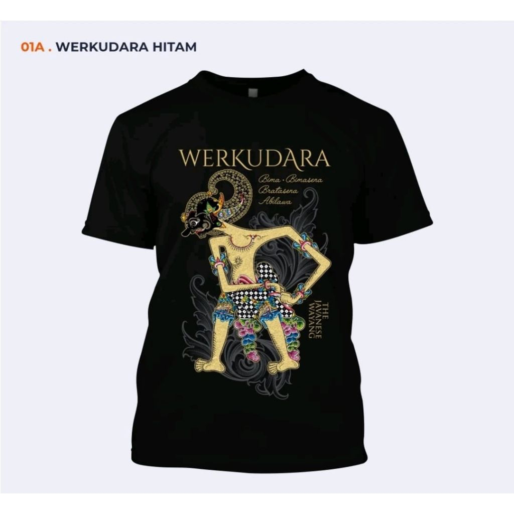 KAOS WAYANG WERKUDARA // KAOS WAYANG