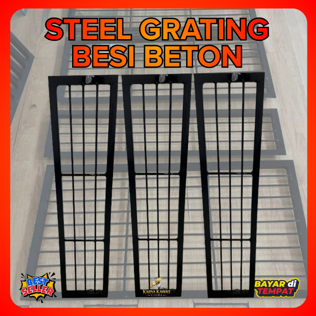 Tutup GOT / Penutup Selokan Besi Beton Variasi Ukuran Termurah | Best Quaity & Best Seller