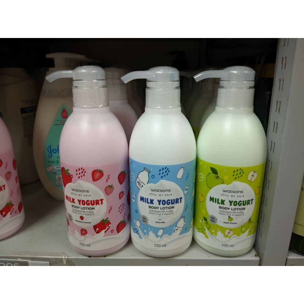 WATSONS BODY LOTION MILK YOGHURT 530 ML / BODY LOTION WATSONS
