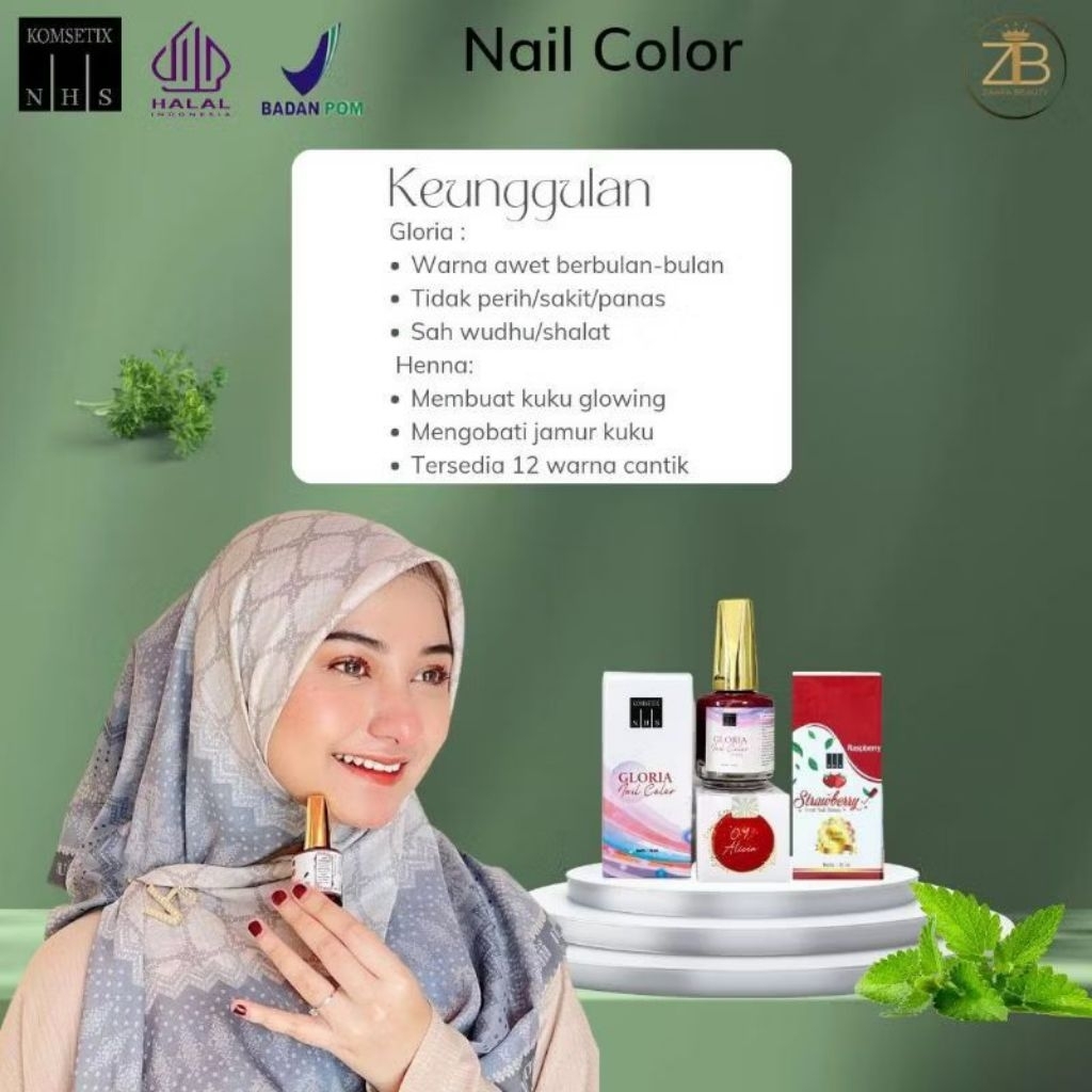 KOMSETIX NHS KALSEL kutek henna kutek halal henna muslimah