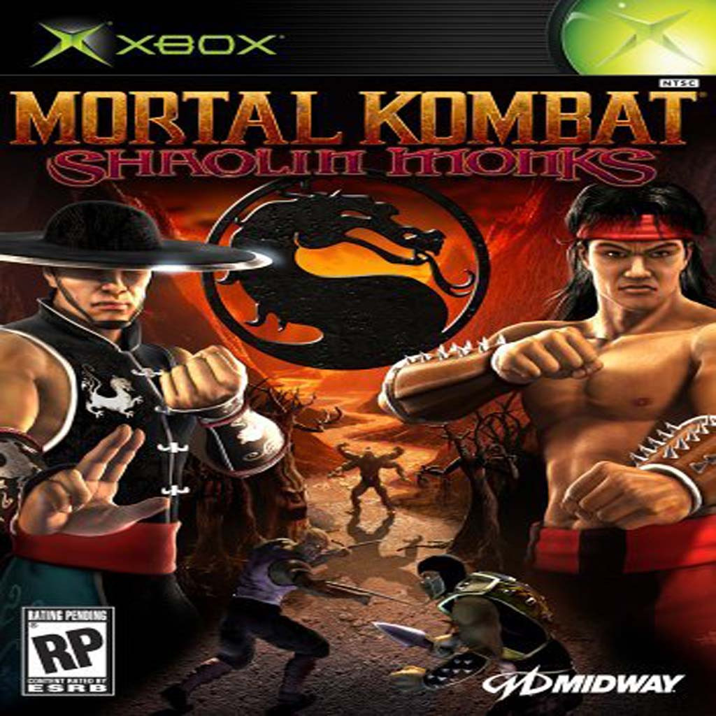 Kaset Game Xbox Classic Mortal Kombat Shaolin Monks