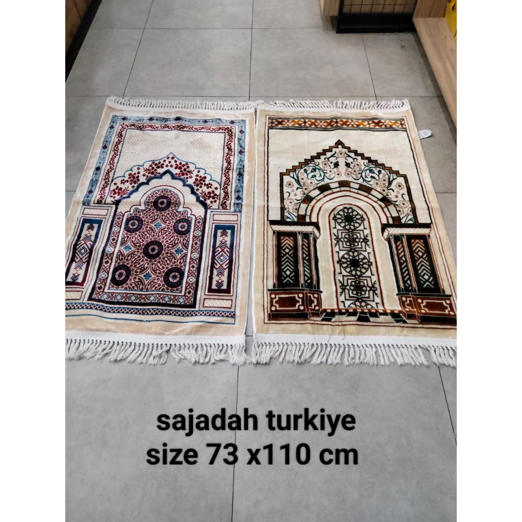 Pero Sajadah Premium Tebal Turki Mix Motif Midi Embos / Luxury Pray Mat