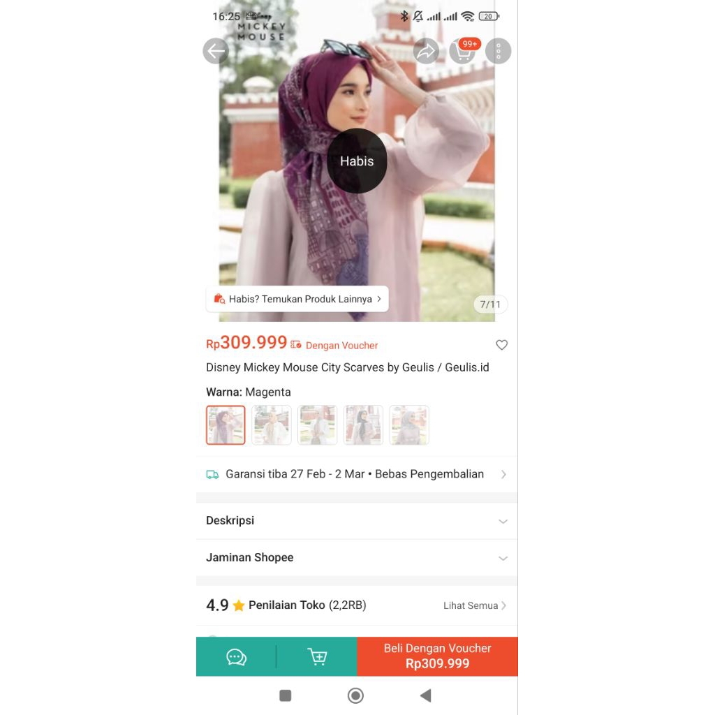 pl geulis scarves limited edition mickey mouse