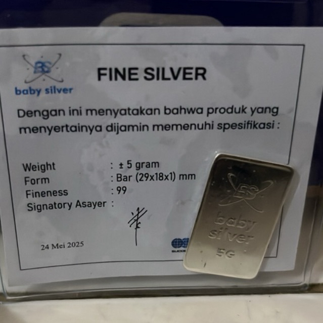 Baby silver retro 5gr