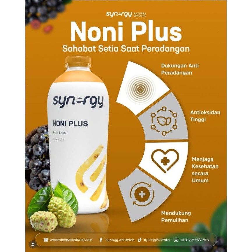 Jus Noni Plus 730ml – Antioksidan Alami untuk Tubuh Fit