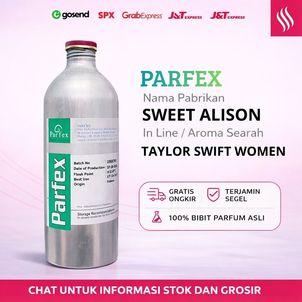 JUAL BIBIT PARFUM ASLI - PARFEX - SWEET ALISON - REPACK - SUMBARA PARFUM
