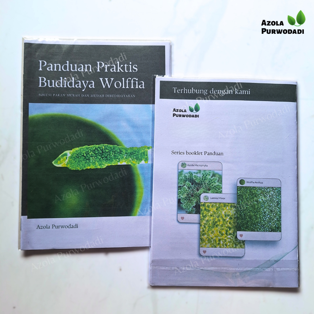 Booklet "Panduan Praktis Budidaya Wolffia" - Cara Budidaya, Perawatan & Panen Wolffia untuk Pemula